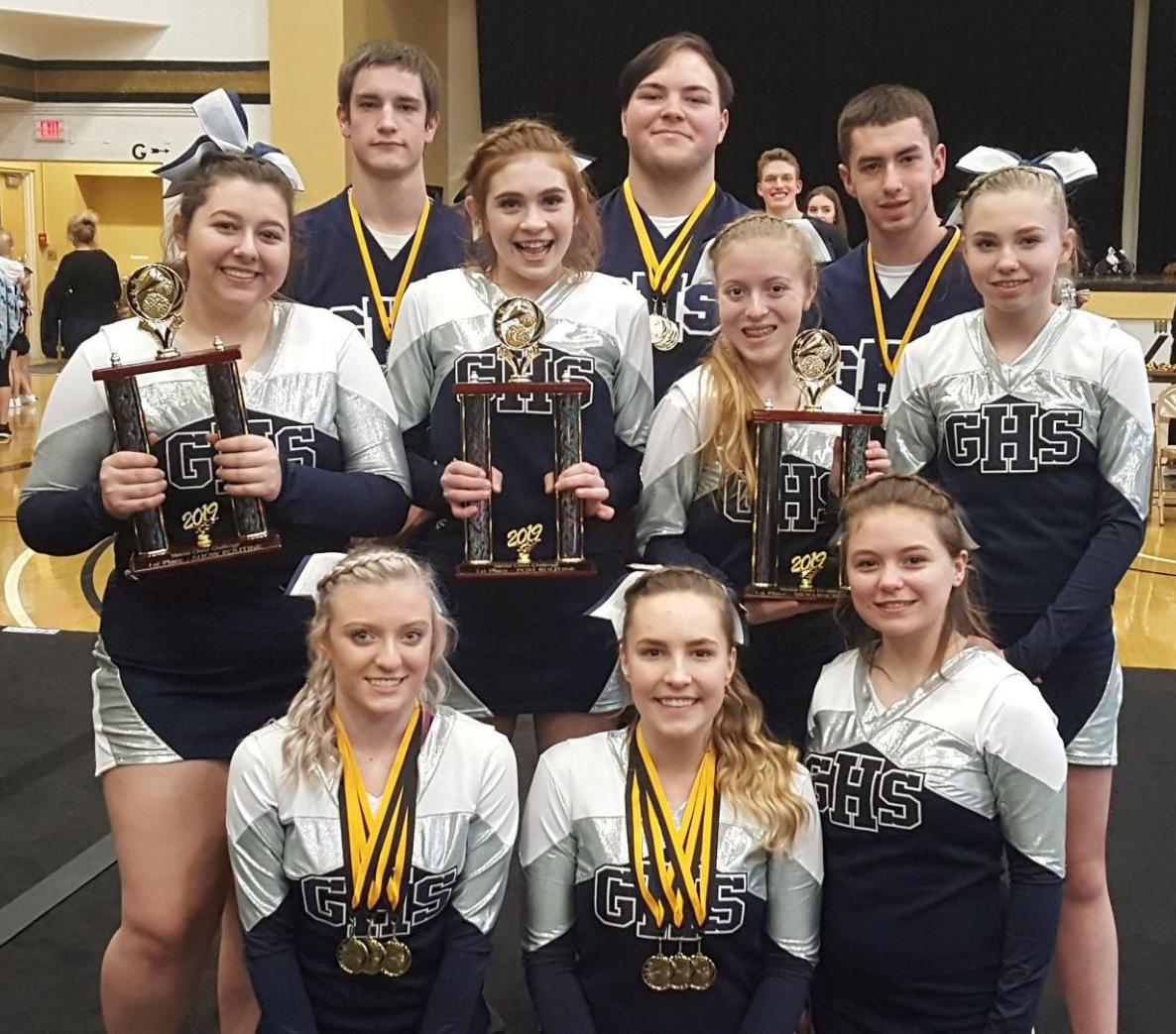 GHS Cheer squad takes first in events at UI